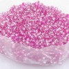 Perles de rocaille en verre, rose - 2 mm - x1000