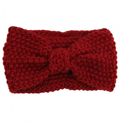 Bandeau headband en coton mélangé, rouge bordeaux
