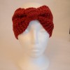 Bandeau headband en coton mélangé, rouge bordeaux