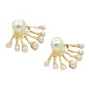 Boucles d'oreilles perles multiples