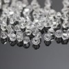 Perles à facettes 4 mm, transparent