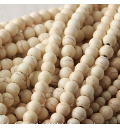 Perles à facettes beige 10 mm, x 10