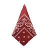 Foulard bandana, rouge foncé
