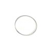 Breloque charms rond simple argent